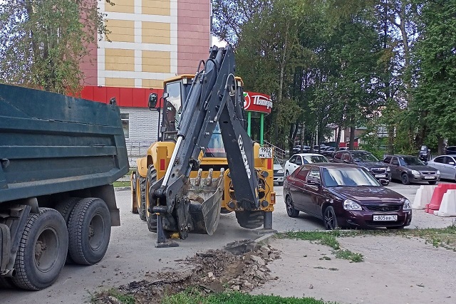 На улицах Шумелёва и Садовой в Йошкар-Оле дорожники начали ремонтные работы